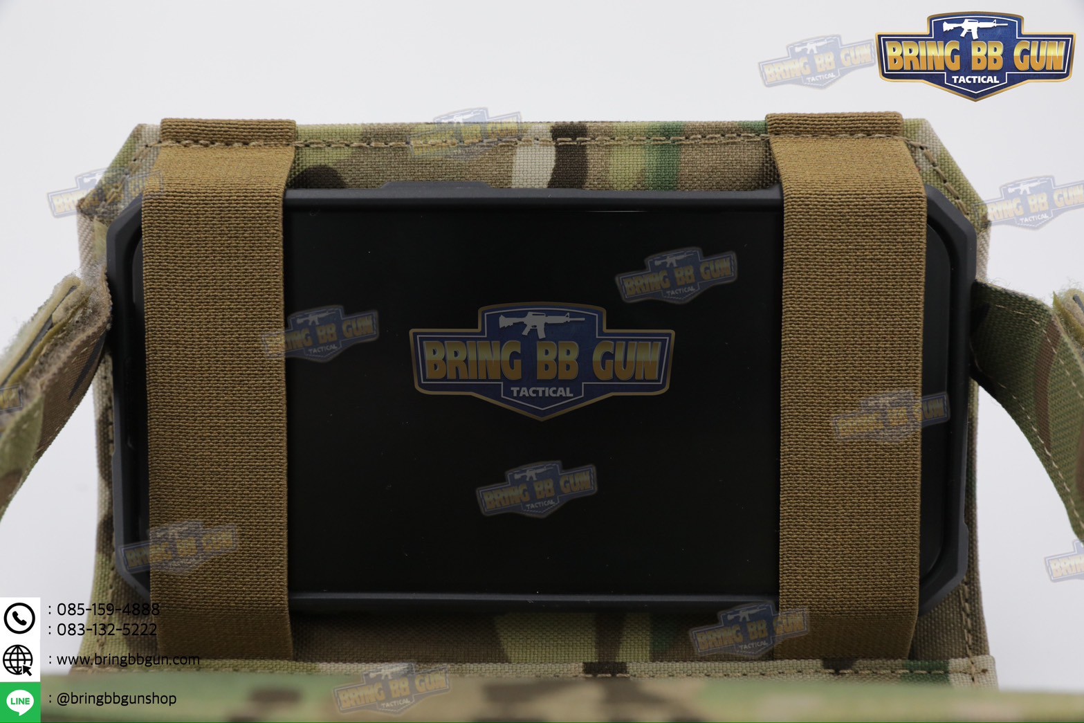 Tactical Phone Pouch เคสโทรศัพท์ติดเสื้อเวส ทรง Admin Pouch (Folded Navigation Board) (Navboard Fliplite Chest Smartphone Mount)