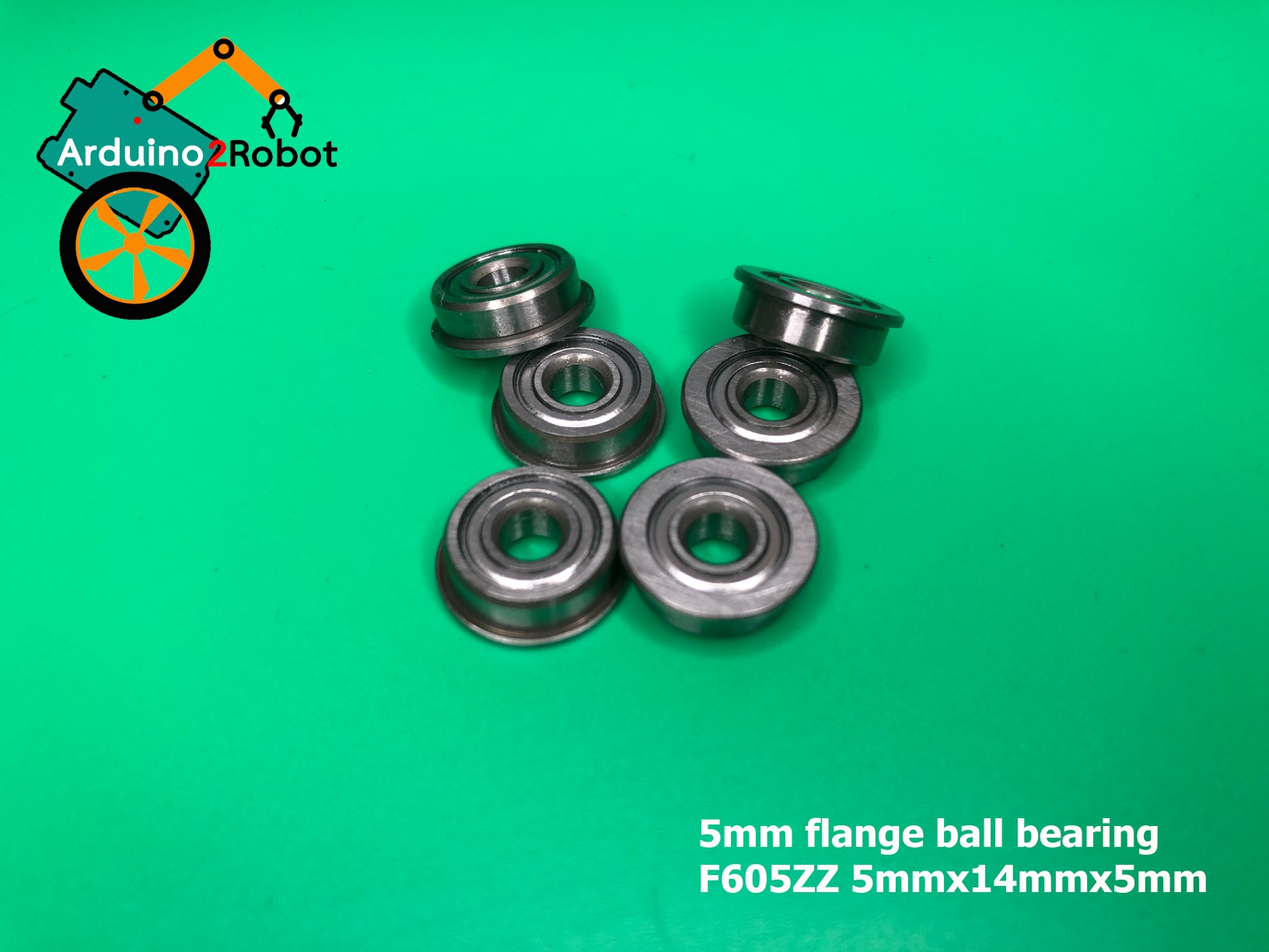 5mm flange ball bearing F605ZZ 5mmx14mmx5mm