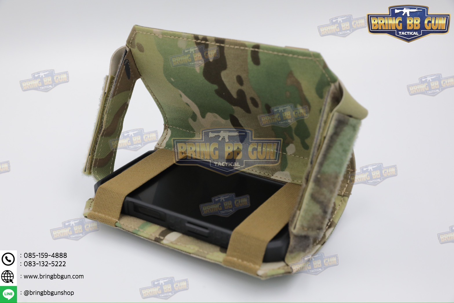 Tactical Phone Pouch เคสโทรศัพท์ติดเสื้อเวส ทรง Admin Pouch (Folded Navigation Board) (Navboard Fliplite Chest Smartphone Mount)