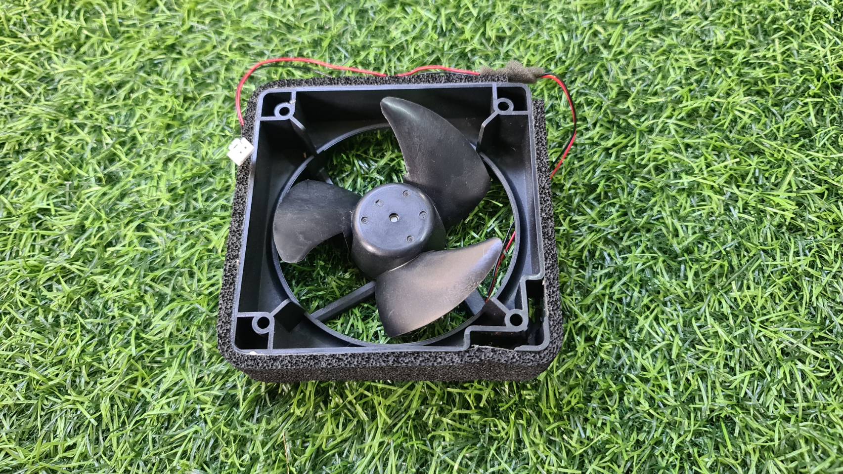 0000814 พัดลม ตู้เย็น 0E14A74 พานาโซนิค PANASONIC DC 9V 0.09A 4.5 นิ้ว 2 สาย