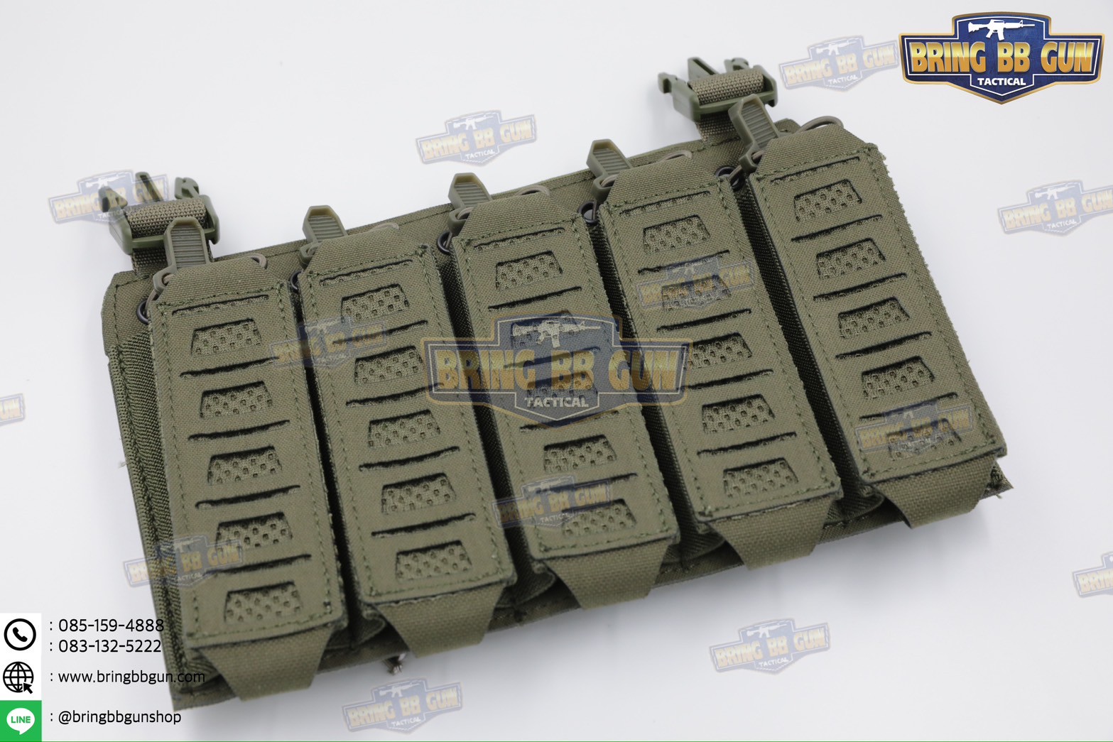 เพ้าแม็กกาซีน MP5/MPX ทรง Corso (SMG แบบ5ช่อง) (Front Panel Dagger for SMG) (Corso Tac.) (Velcro Panel)