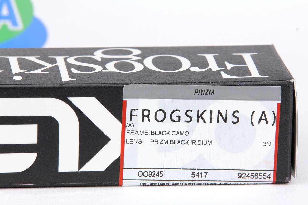 Oakley Frogskins Black Camo/Prizm Black SKU#OO9245-65 (Asian Fit)