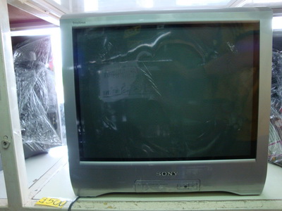 ทีวี SONY Trinitron 21"+รีโมท จอแบน สภาพใหม่ AVหน้า-หลัง