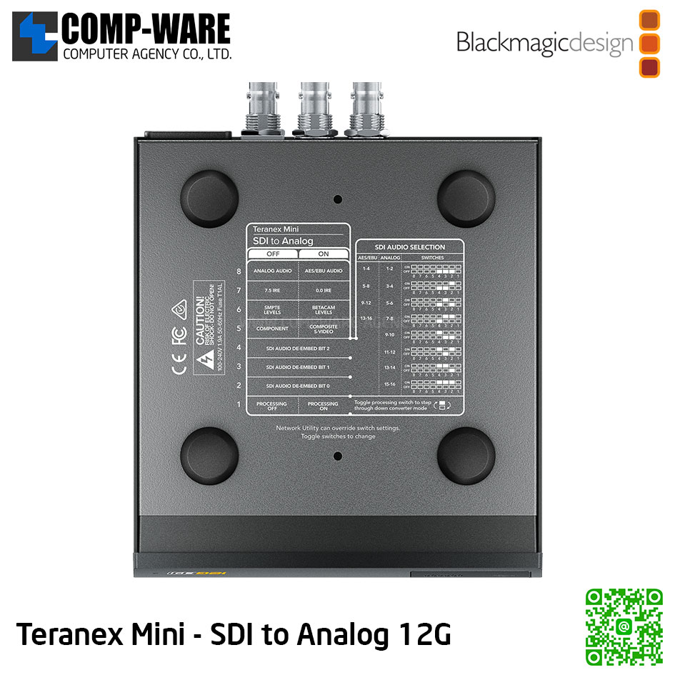 Blackmagic Teranex Mini - SDI to Analog 12G