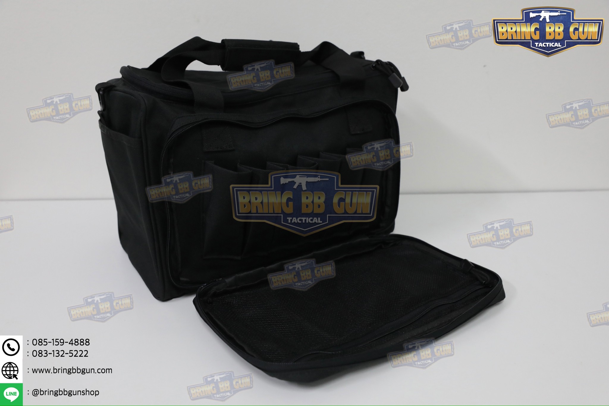 กระเป๋าเก็บอุปกรณ์ (กระเป๋าอเนกประสงค์ สำหรับยิงปืน) (กระเป๋าสำหรับนักแข่งยิงปืน) (กระเป๋าเก็บอุปกรณ์+แม็กกาซีนปืนสั้น) (Range Bag) (IPSC Range Bag Tactical Shooting Gun Bags)