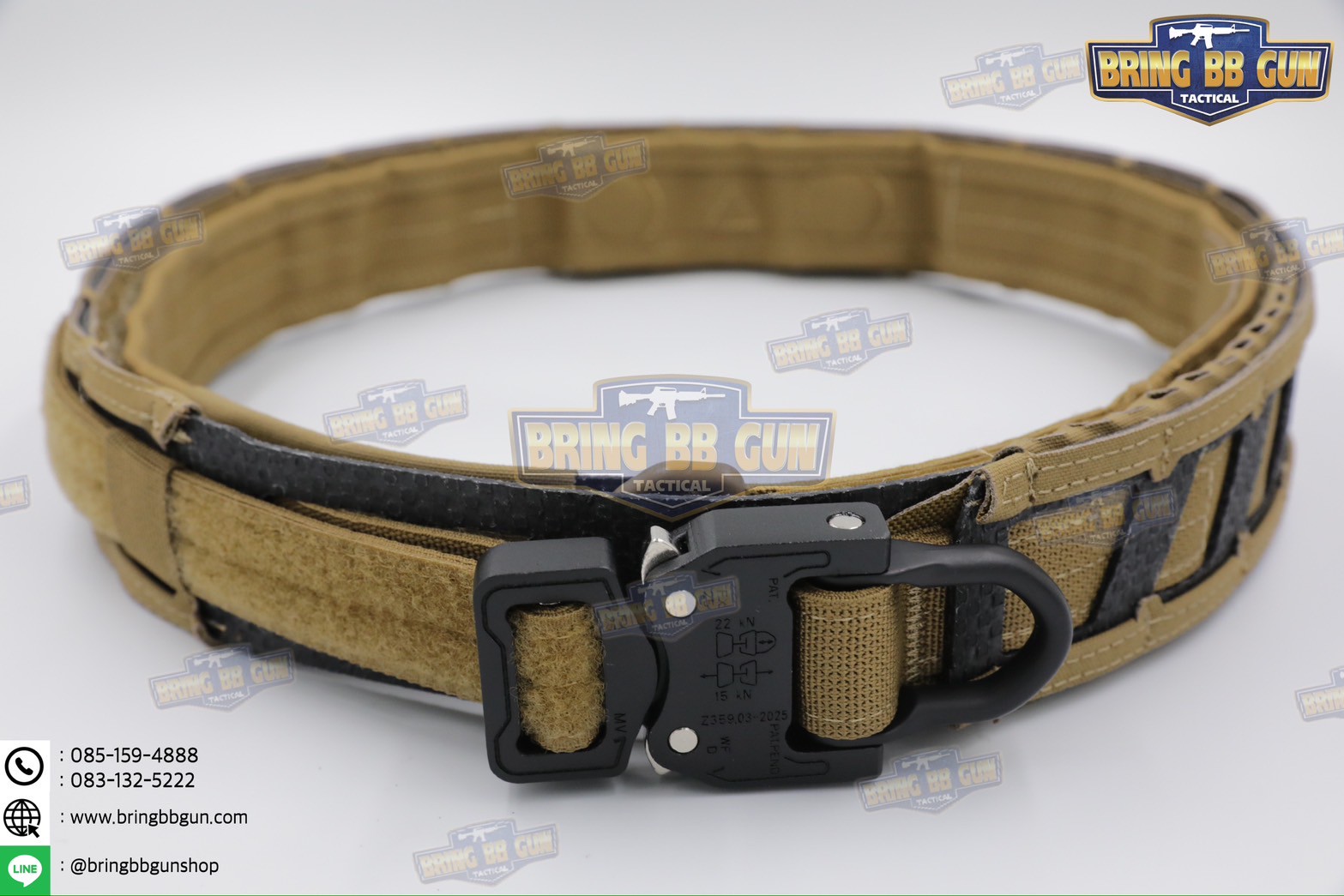 เข็มขัดแม่เหล็กยุทธวิธี Magnetic Battle Belt (เข็มขัด Tactical ทรง Magnetic Battle Belt) (เข็มขัด2ชั้น) (Magnetic Battle Belt) (Tactical Belt) (Agilite)