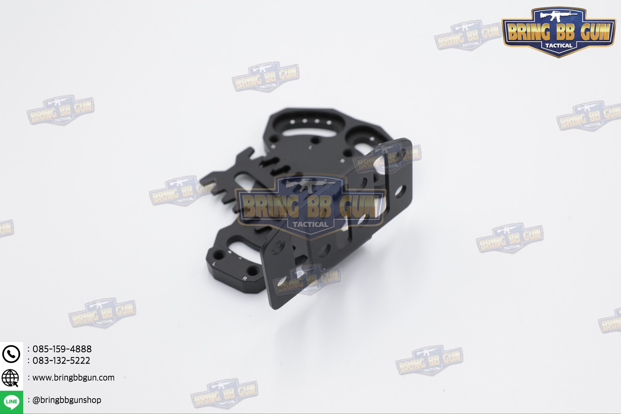 เพลทเสริมซองปืนติดเพ้าทูนิเก้ รุ่น NCP2 (แผ่นเพลทติดอุปกรณ์เสริมซองปืน) (Tourniquet Adapter Mount) (Tourniquet Adapter Mount for Safariland Holsters) (BBC NCP2) (NCP2 for Safariland Holsters) (Negative Cant Plate)