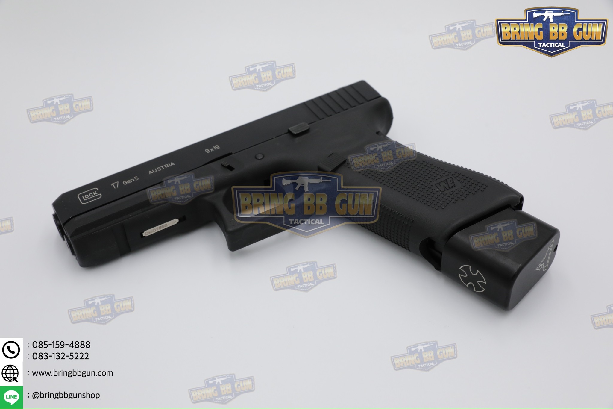 ส้นแม็กกระซีนGlock +5 ทรง Taran Tactical สำหรับปืน Glock 17/18/19 Gen1-5