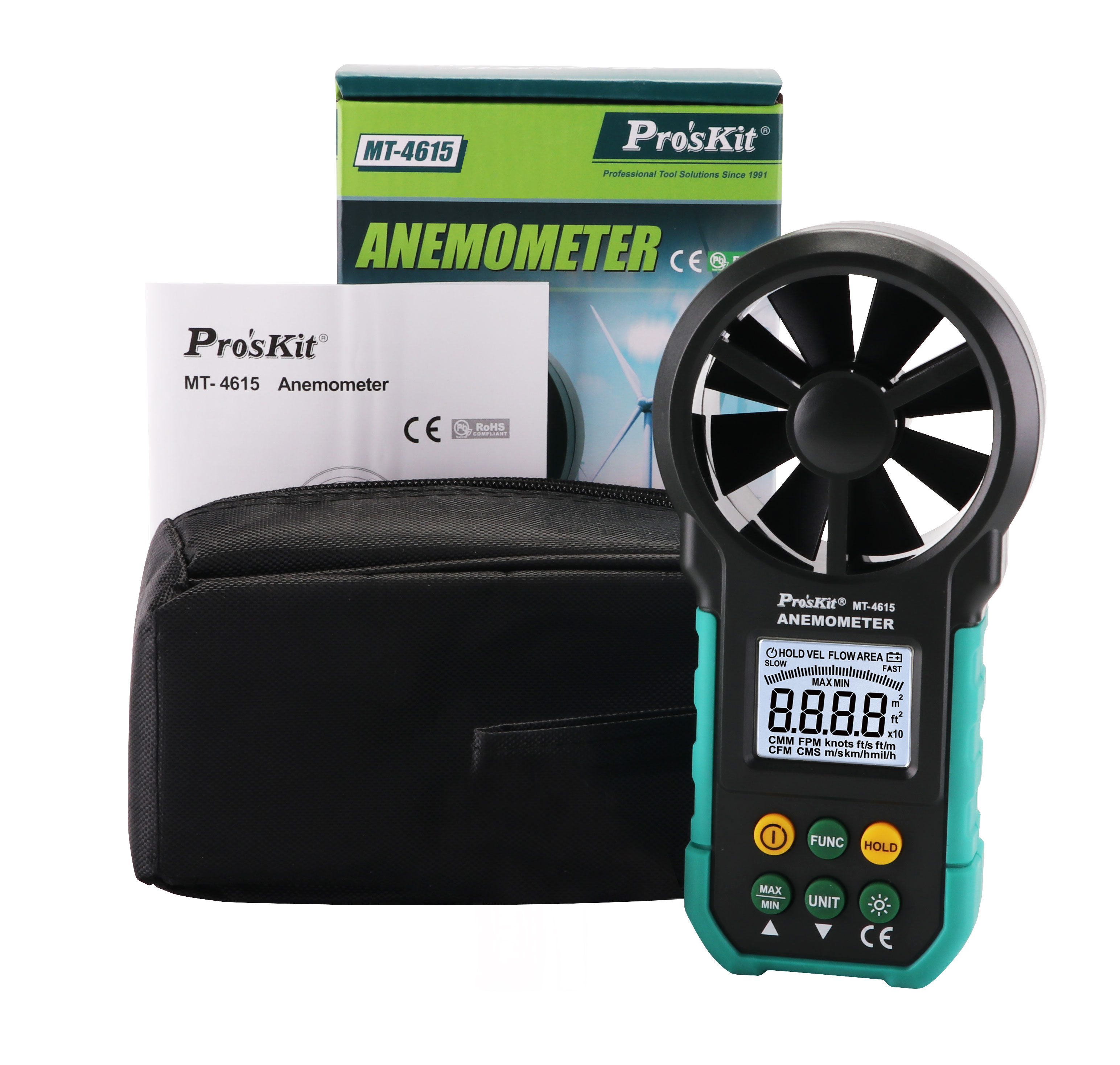 MT-4615 (CN) เครื่องวัดความเร็วลม MT-4615 PRO'S KIT (CN)