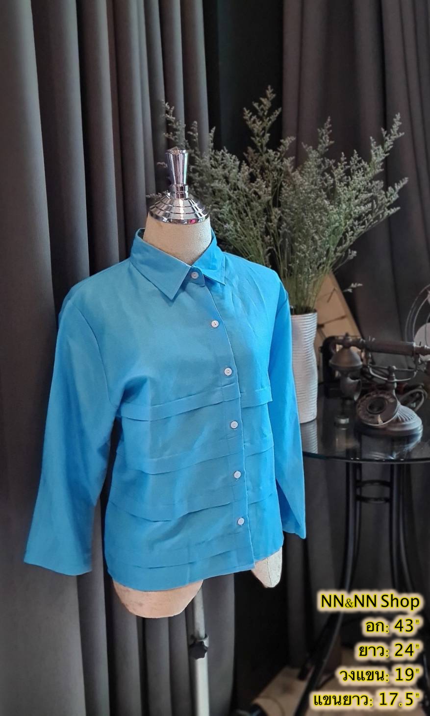 NNandNN Shop 4 0028 เสื้อเชิ้ต หลายสี 43"