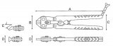Keiba กรรไกรตัดเหล็กเส้น มินิ C-C58-8 Made In Japan