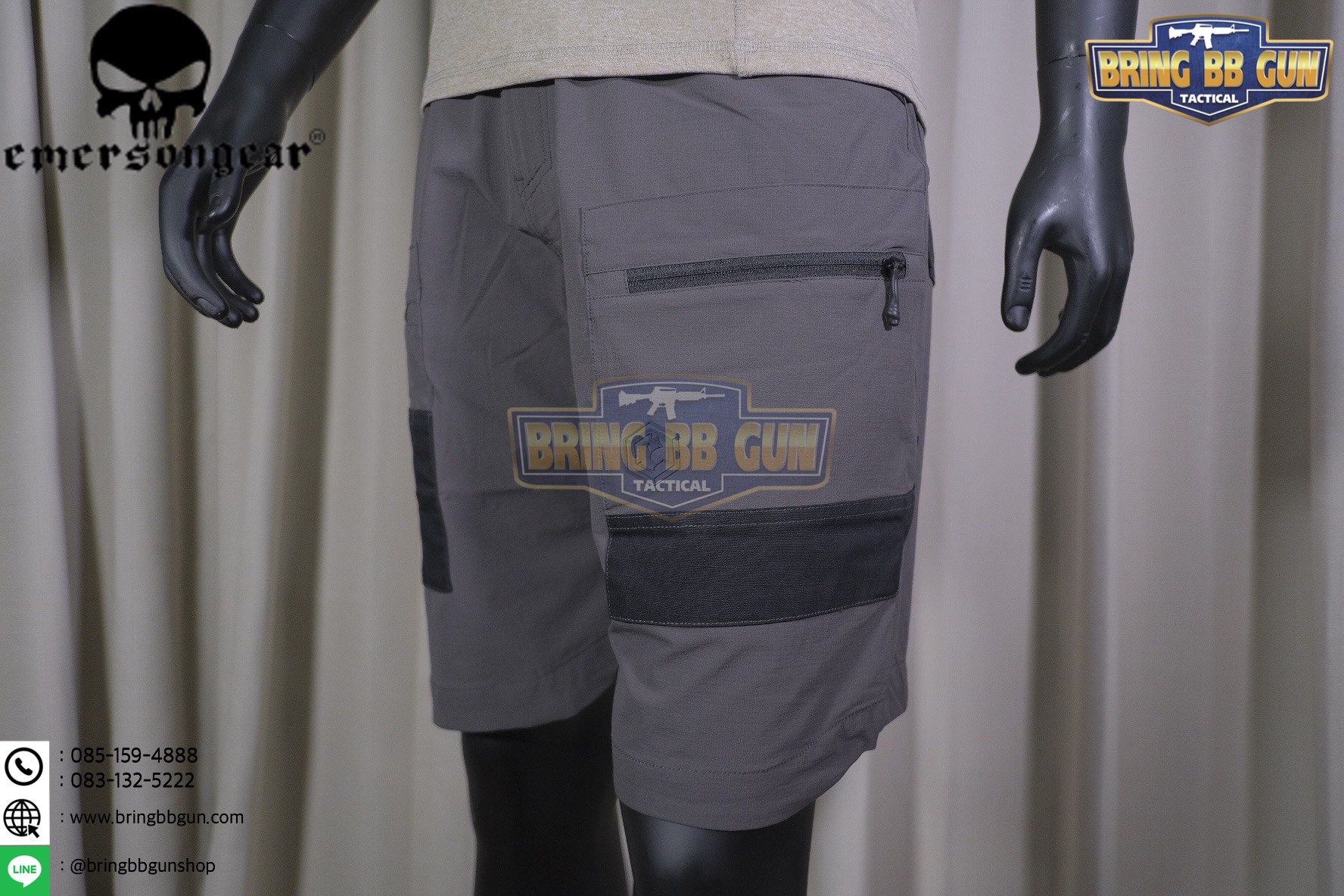 กางเกงขาสั้น ทรงยุทธวิธี ยี่ห้อ Emerson รุ่น Mastiff (กางเกง IPSC , IDPA)(กางเกง Tactical) (กางเกงแคมป์ปิ้ง) (กางเกงเดินป่า) (Emerson Mastiff Training Shorts)