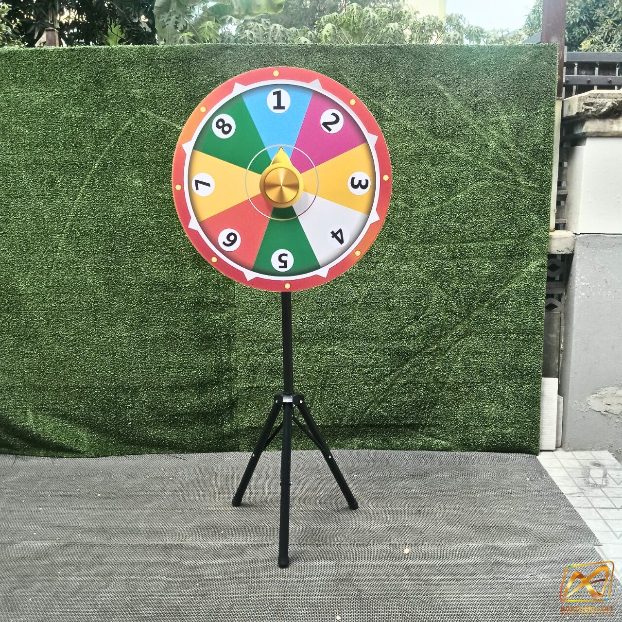 เกมส์วงล้อตั้งพื้น รุ่น 3 ขา ขนาดวงล้อ 60-100 ซม.ปรับระดับได้ 100-157 ซม. จัดเก็บง่าย เคลื่อนย้ายสะดวก