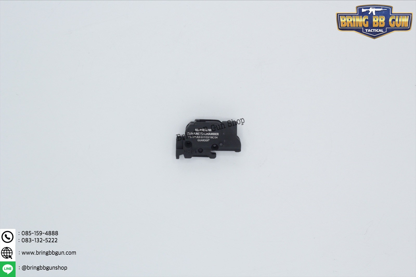 เรือนฮอปปืนสั้น (Guarder Hop Up Chamber) มี3รุ่นให้เลือก #รุ่นGlock (สำหรับปืน Glock 17/18c/34) #รุ่นM1911 (สำหรับปืน M1911) #รุ่นHi-capa (สำหรับปืน Hi-capa 4.3/5.1)