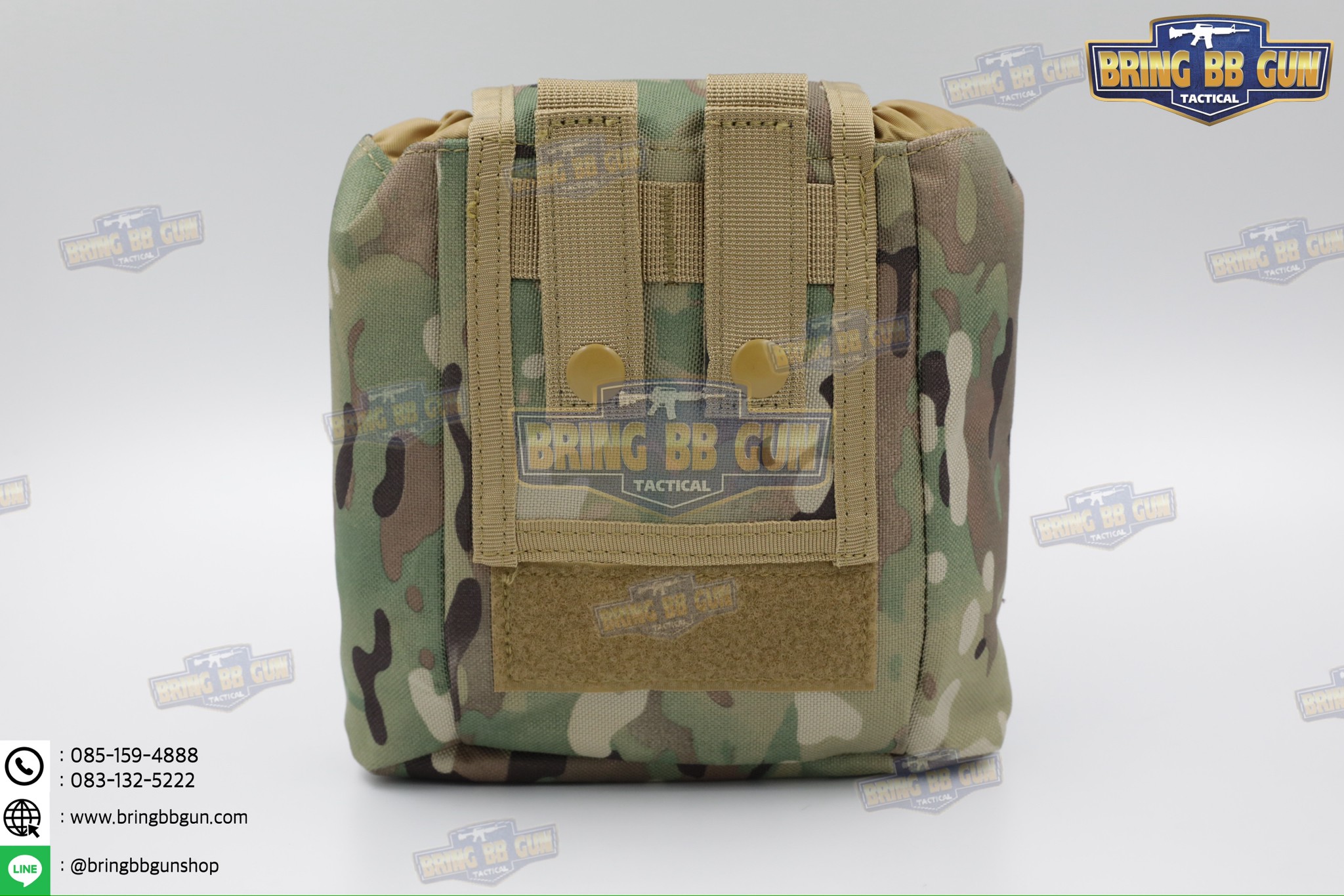ถุงทิ้งแม็กกาซีนแบบพับได้ B01 (ถุงเก็บอุปกรณ์) (Tactical Storage Bag) (Folding Magazine Recycling Bags) (Drop Pouch) (Dump Pouch)