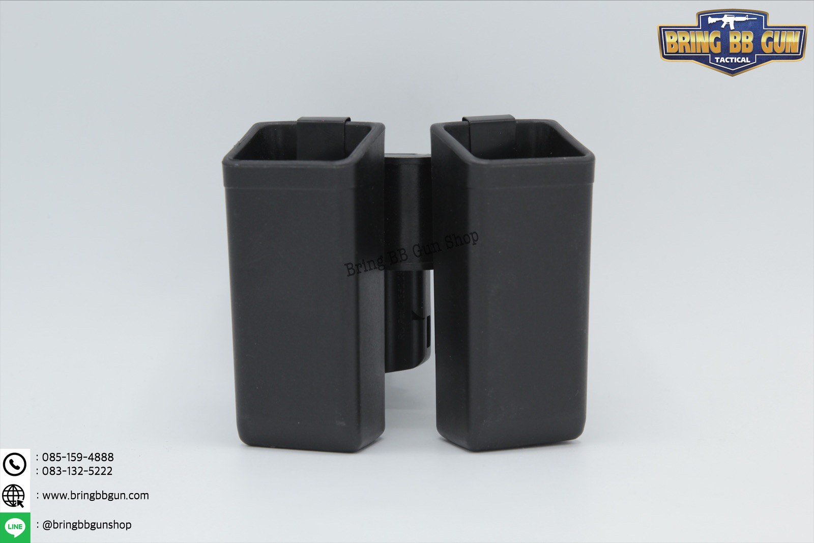 ซองแม็กกาซีนคู่พกนอก ยี่ห้อ VA รุ่น 9mm. สำหรับแม็กกาซีน : 9mm.แถวคู่