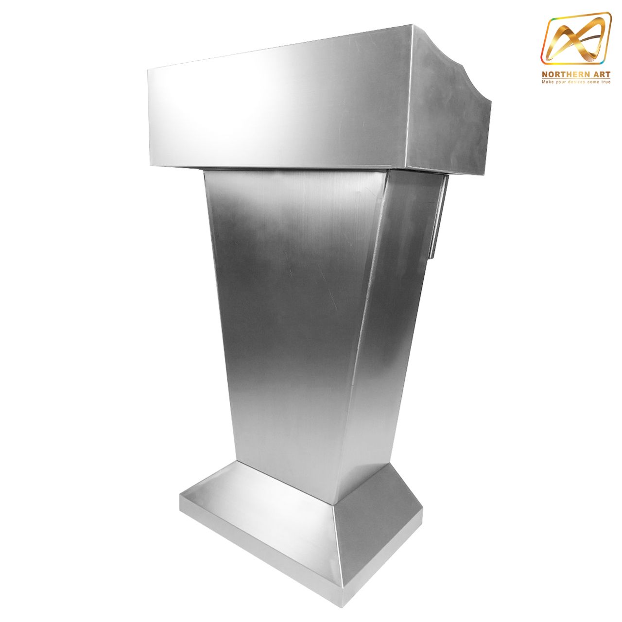 โพเดียมสแตนเลส เกรด304 พร้อมลิ้นชัก ไม่เป็นสนิม ขนาด (W) 69.5 x (L) 36 ซม. สูง 112 ซม.