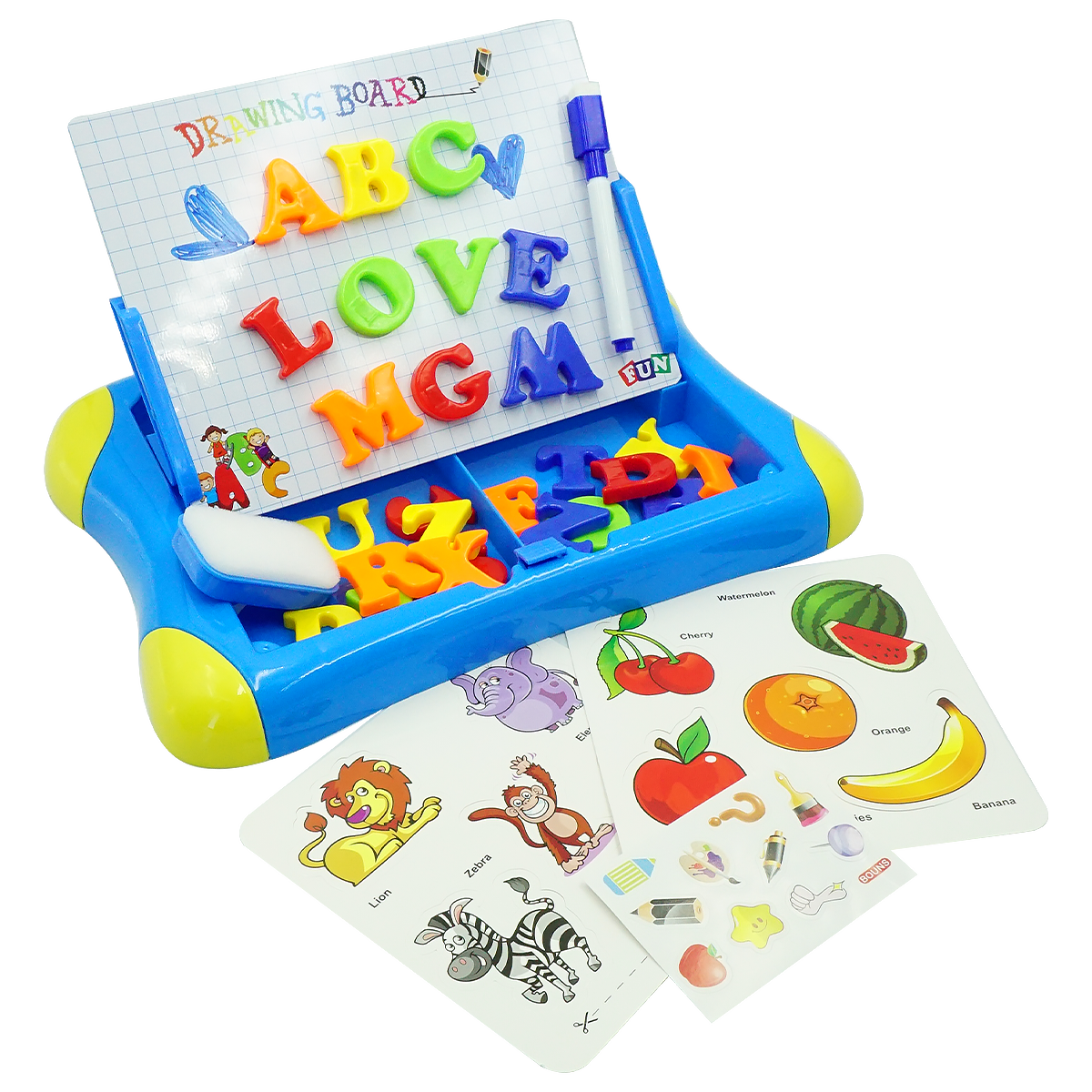 กระดานแม่เหล็กABC(คละสี) ของเล่นเด็ก ของเล่นเสริมพัฒนาการ กระดาน วาดเขียน T001-EA010916(T)B0 - 6267993408785