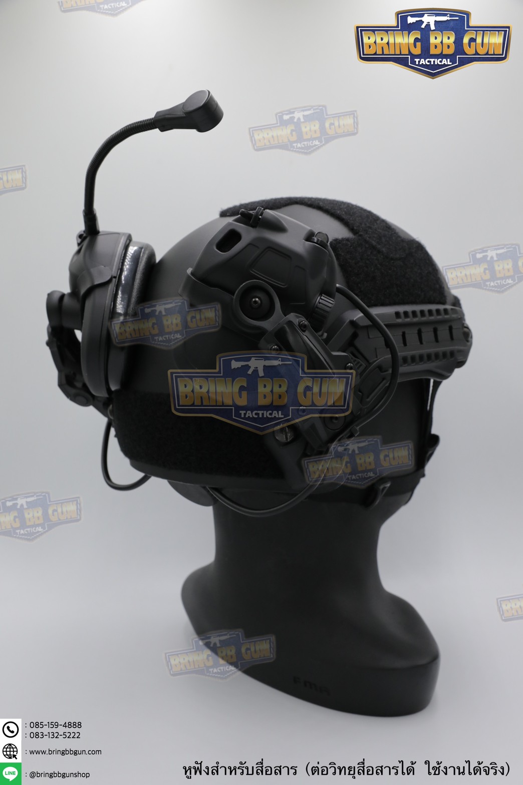 หูฟังสื่อสาร ทรง Ops-Core AMP (FCS AMP tactical communication shooting headset) (AMP)
