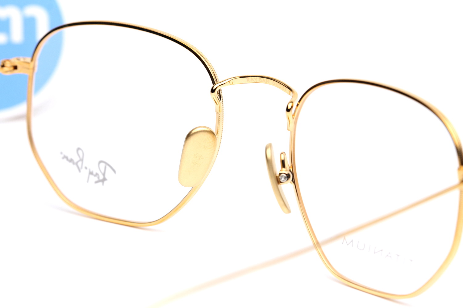 RayBan RX8148V 1225 HEXAGONAL TITANIUM COLLECTION