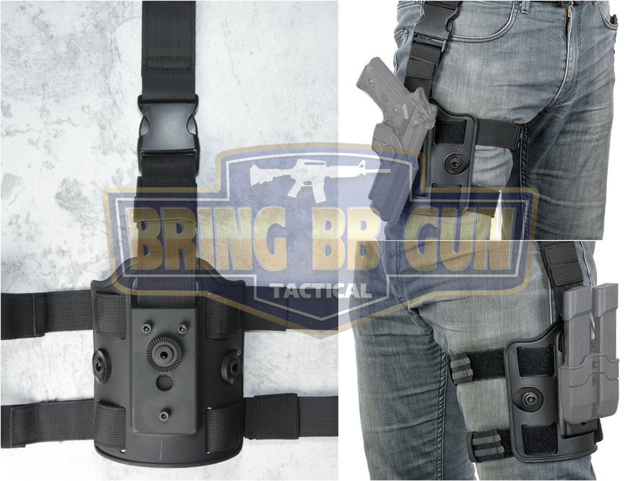 เพลทรัดต้นขา (Drop Leg Platform)