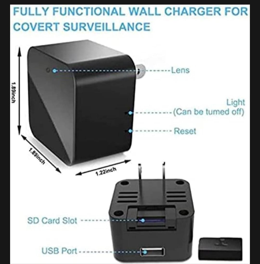 กล้องนักสืบ สอดแนม กล้อง Adapter เป็นกล้องปลั๊กไฟ ที่ใช้งานได้จริง เชื่อมต่อ wifi บ้านไว้ ดูออนไลน์ผ่านแอพ Lookcam