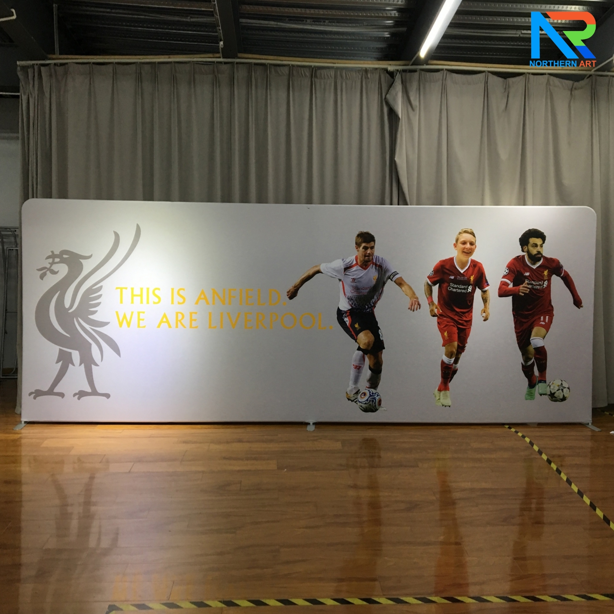แบคดรอบผ้า Fabric Backdrop รุ่นตรง ขนาด (H)200 x (W)120-1000 cm. โครงอะลูมิเนียม ถอดประกอบได้ แถมฟรี! กระเป๋าใส่อุปกรณ์ 1 ใบ