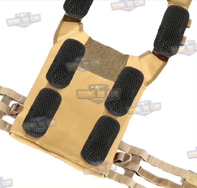 รองบ่าติดเสื้อเวส รุ่น 3D แบบวงรี (แผ่นฟองน้ำรองบ่า) (Tactical Shoulder Pads) (Shoulder Pads)