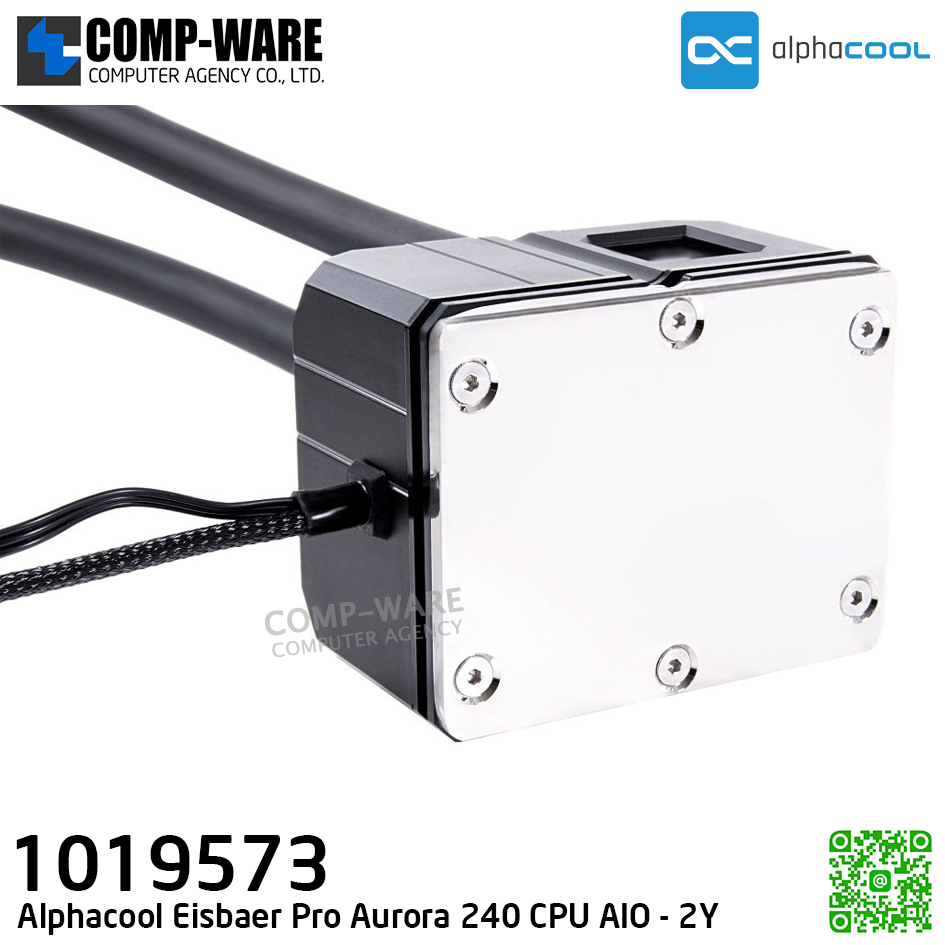 Alphacool Eisbaer Pro Aurora 240 CPU AIO - LIQUID COOLER - 1019573 - 2Y Warranty