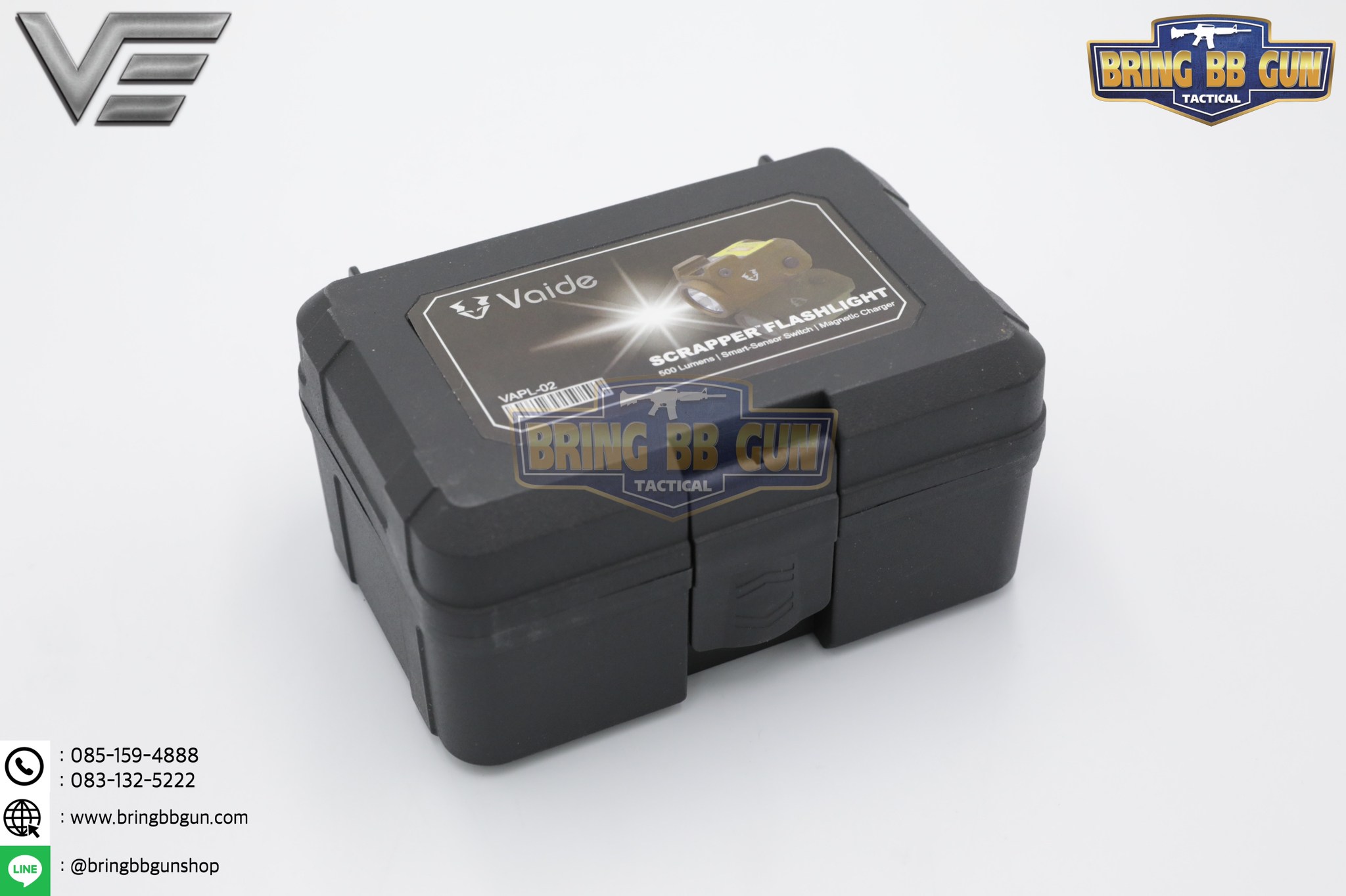 ไฟฉายติดปืน (Sub-Compact) ยี่ห้อ Vector Optics รุ่น Vaide Scrapper (Vaide Scrapper Sub-Compact Pistol Flashlight)