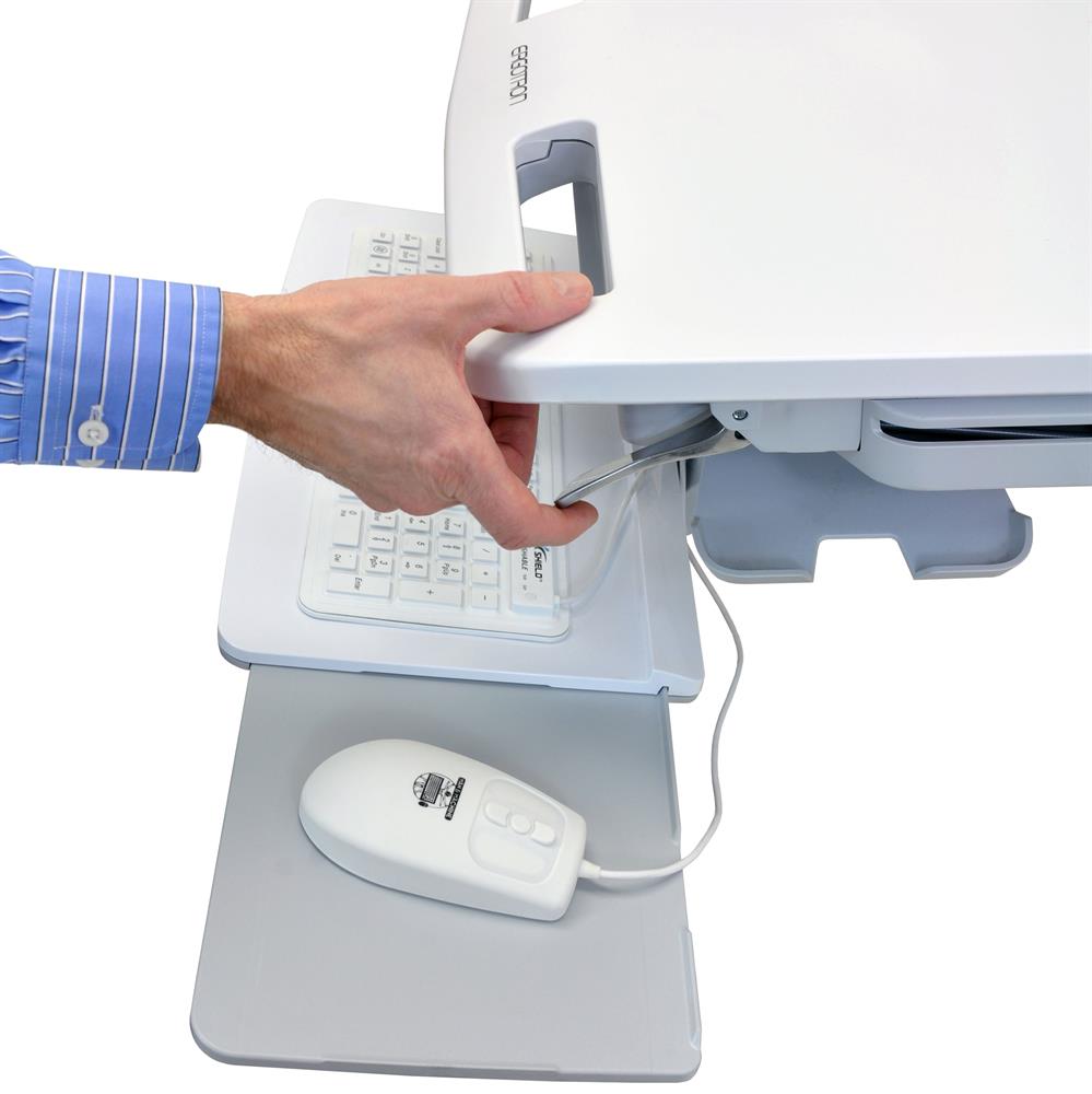 Ergotron StyleView® Cart with LCD Arm EGT-SV41-6200-0 Full-Featured Medical Cart (5Y Warranty)