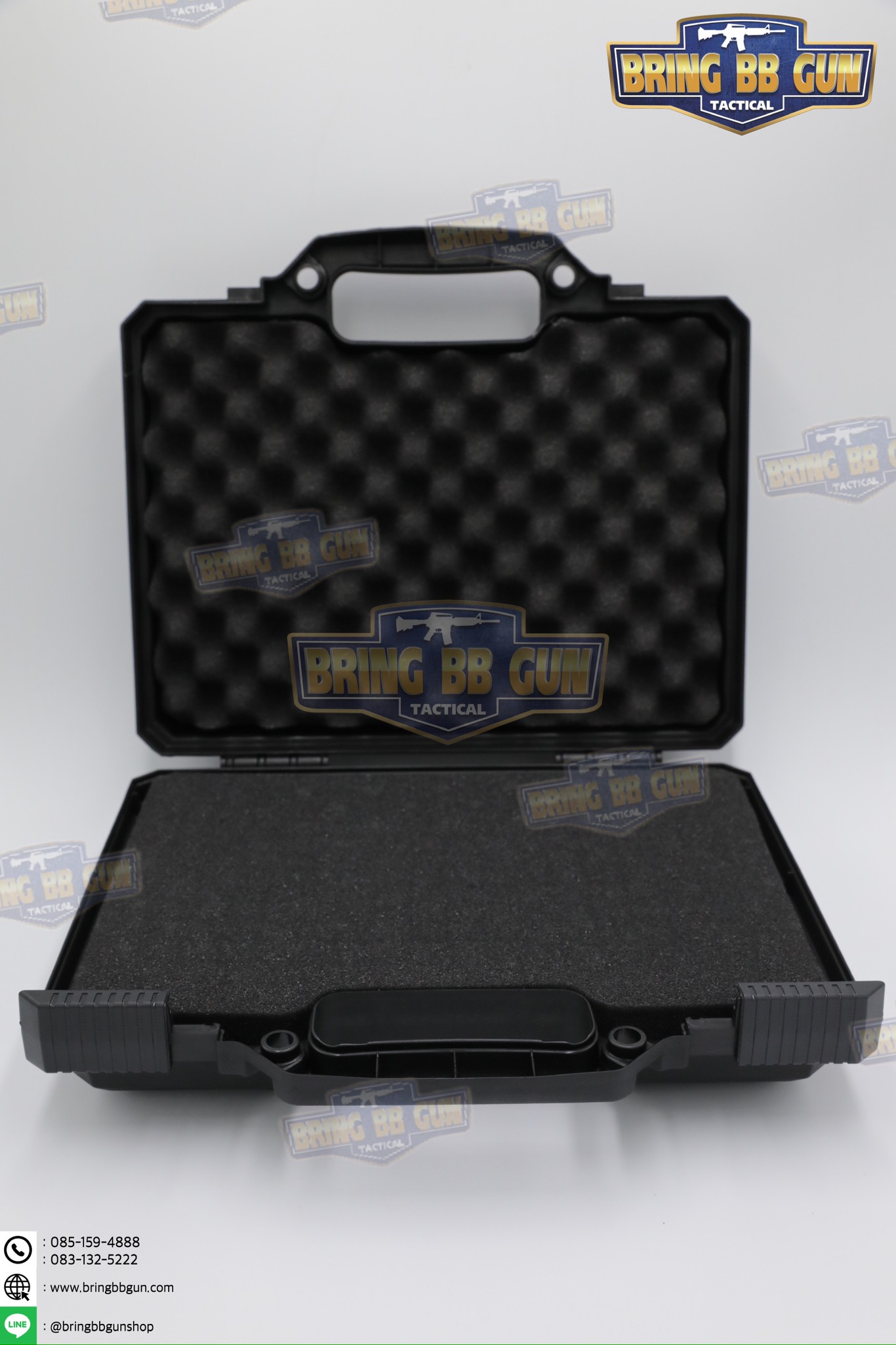 กล่องปืนสั้น Plasma Case รุ่น Light Weight (กล่องปืนสั้น B12) (กล่องกันกระแทก) (เคสกันกระแทก) (เคสปืนสั้น) (Lockable Pistol Case) (Light Weight Case)