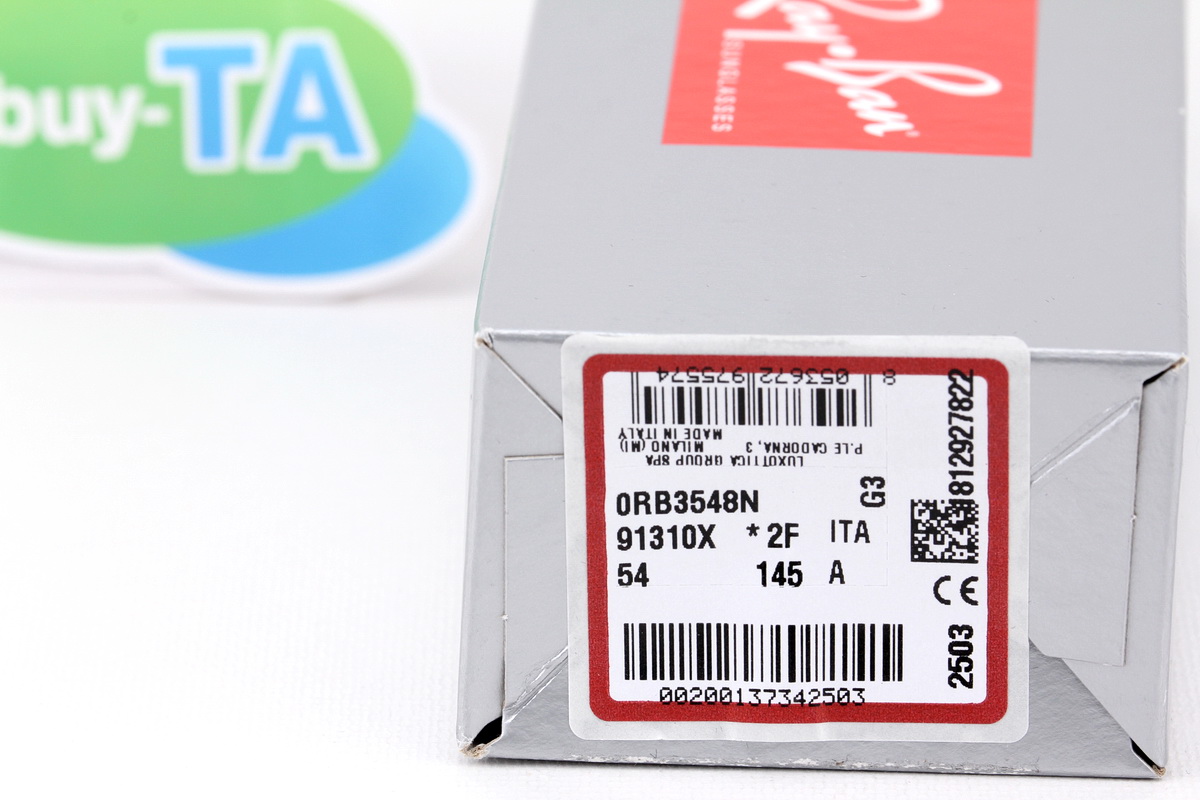 RayBan Evolve Hexagonal Flat Lens RB3548N 91310X