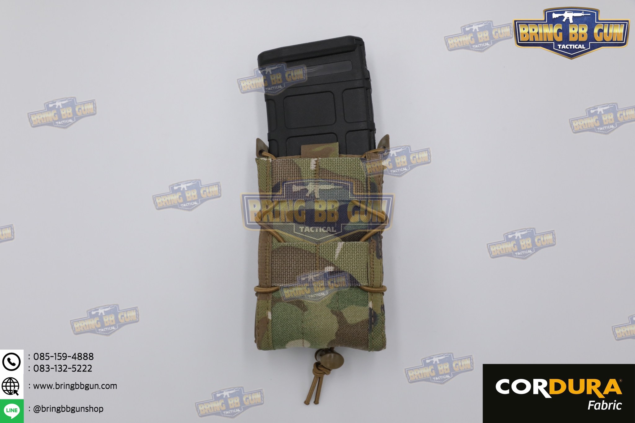 เพ้าแม็กกาซีน ทรง Tiger รุ่น 5.56 (ซองแม็กกาซีนเดี่ยวทรง TACO) (Tiger Type 5.56) (Tiger Type 5.56 Magazine Pouch) (Magazine Pouch)