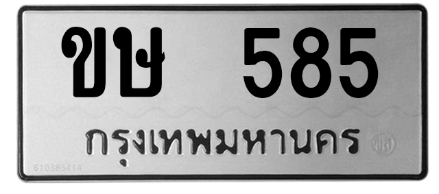ทะเบียนสวย 585 ขายทะเบียน 585 ขษ 585 (ผลรวม 24)