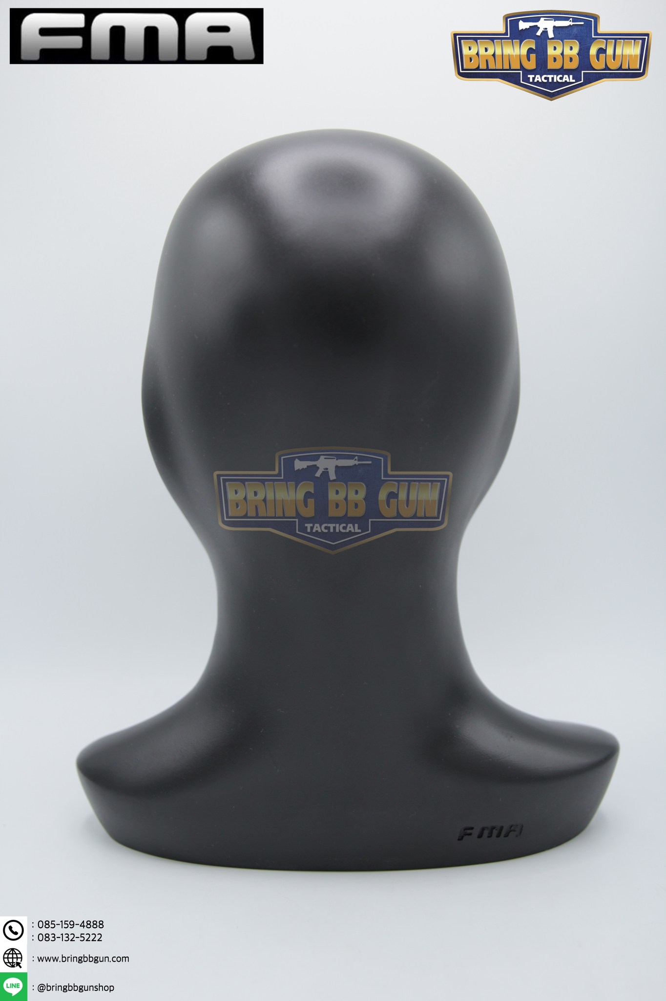 หัวหุ่น ยี่ห้อ FMA (Helmet Display Model) ขนาด : 15*25*30 cm. น้ำหนัก : 1.3 กิโลกรัม