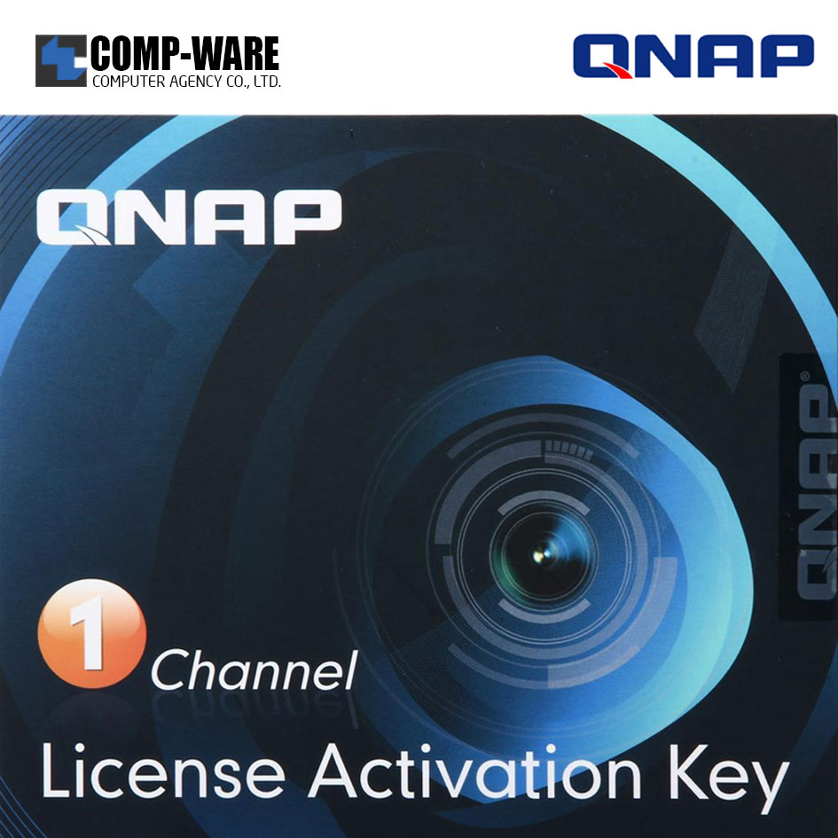 QNAP LIC-SW-SURVEILLANCE-1CH-EI ( 1 Camera License Activation Key for Surveillance Station Pro for QNAP NAS )