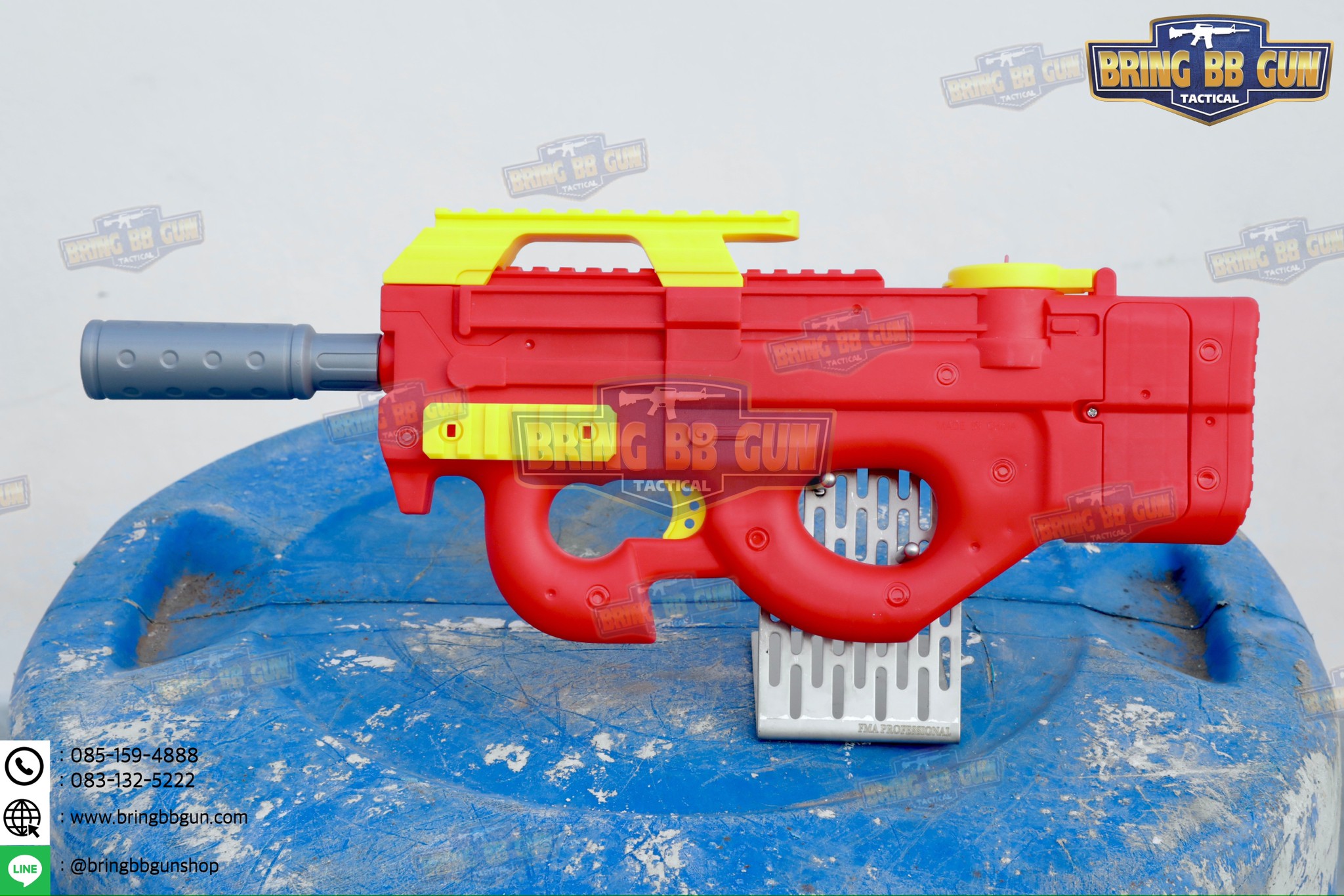 ปืนฉีดน้ำไฟฟ้า รุ่น P90 (ปืนฉีดน้ำของเล่น) (ปืนฉีดน้ำอัตโนมัติ) (ยิงได้ต่อเนื่อง)