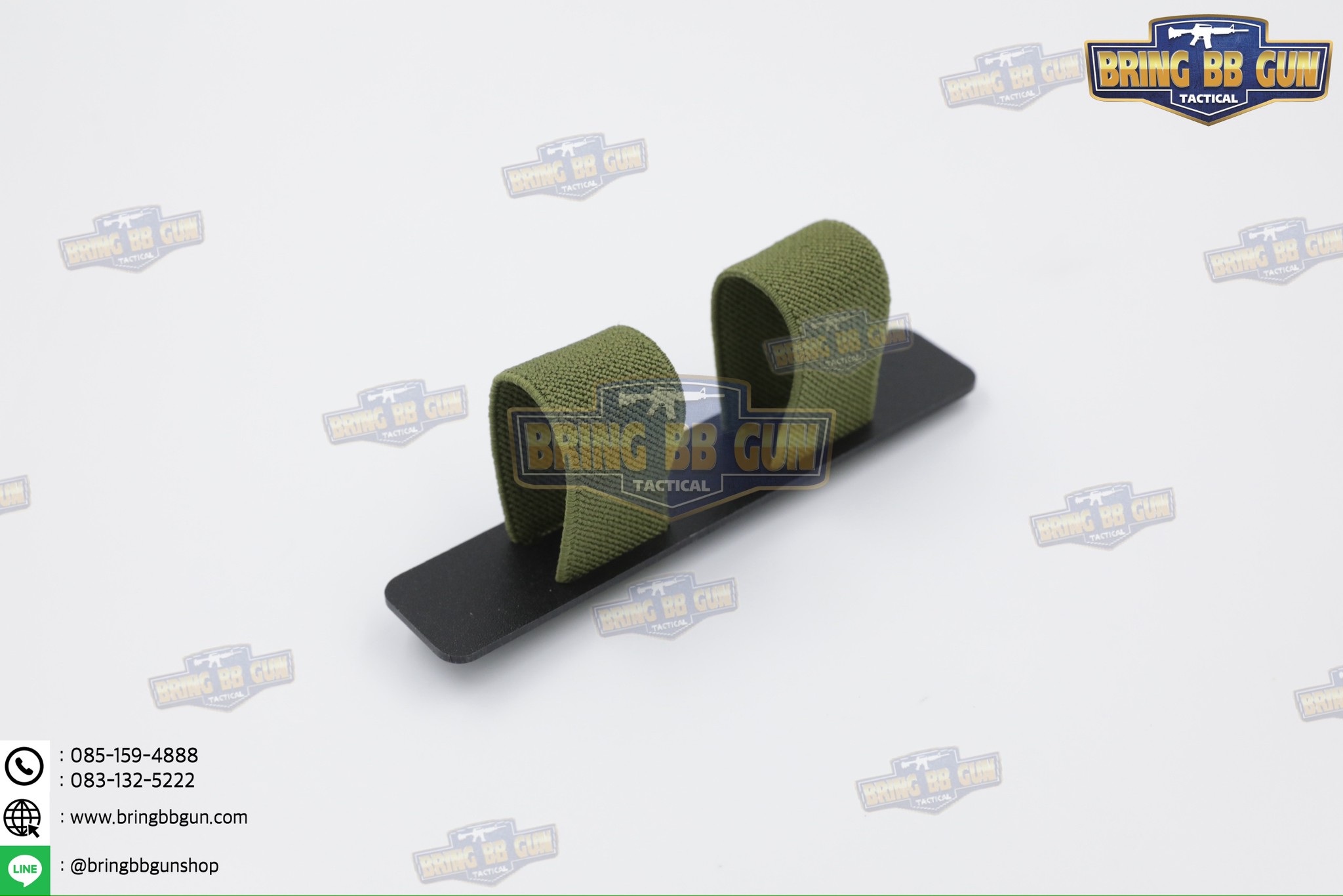สายรัดเก็บทูนิเก้ แบบMolle ติดเข็มขัดยุทธวิธี/เสื้อเวส ยางยืด(สำหรับเก็บทูนิเก้) แบบMolle ติดเข็มขัดยุทธวิธี/เสื้อเวส สายรัดจัดเก็บอุปกรณ์ทูนิเก้ แบบMolle (Belt Mounted Elastic Tourniquet) (Elastic TQ Holder) (Tourniquet Holder)
