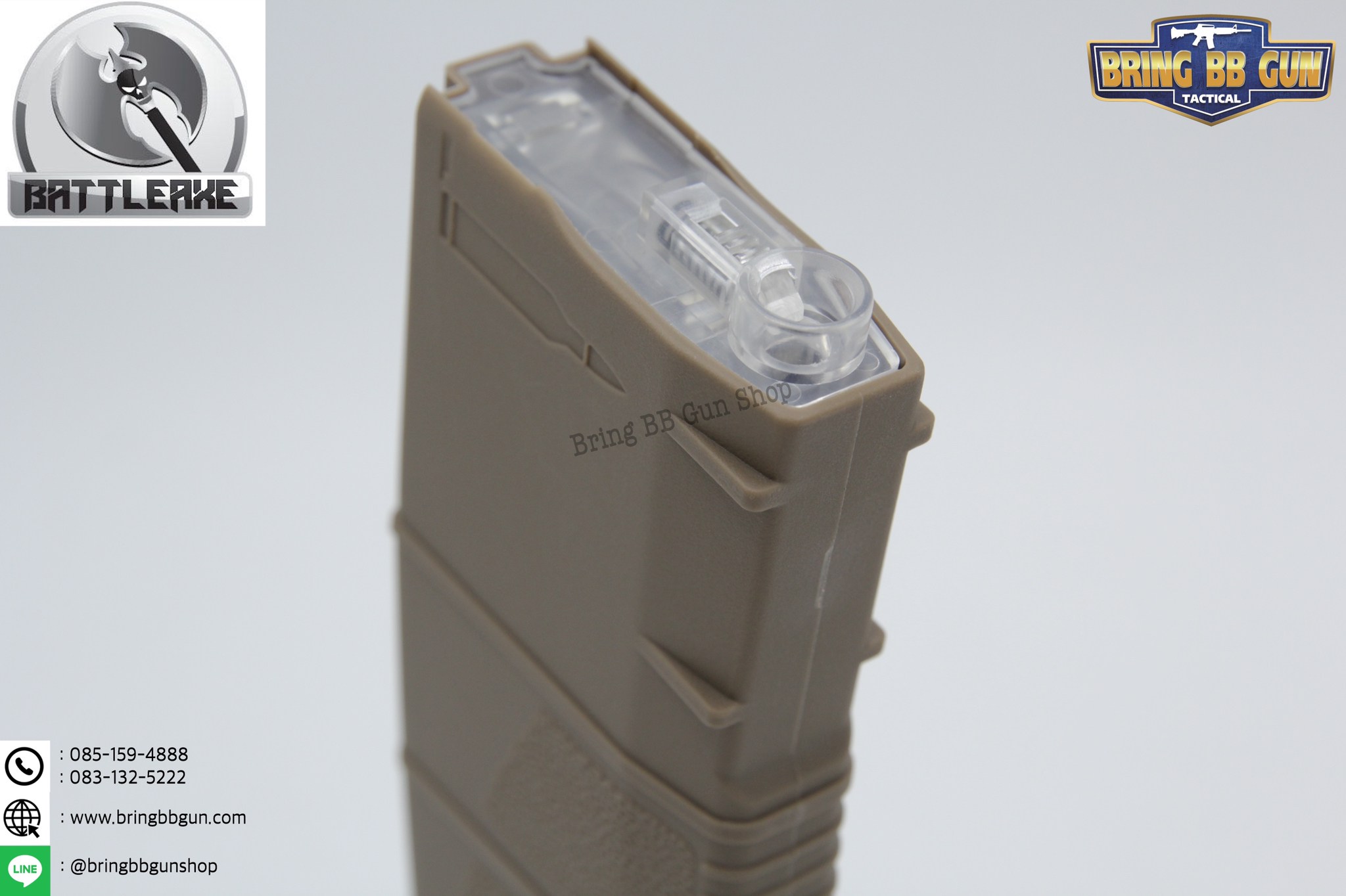 แม็กกาซีน M4 ยี่ห้อ Battle Axe แบบstand ❌ไม่ต้องปั่น❌มี4ทรงให้เลือก ทรง P-mag / ทรง EPM / ทรง 002 / ทรง IMI Lancer