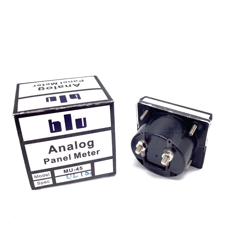 แอมป์มิเตอร์ | แบบเข็ม | DC Analog Voltage Ampare panel Meter | 1A,2A,3A,5A,10A,15A,20A,30A,50A/DC | BLU