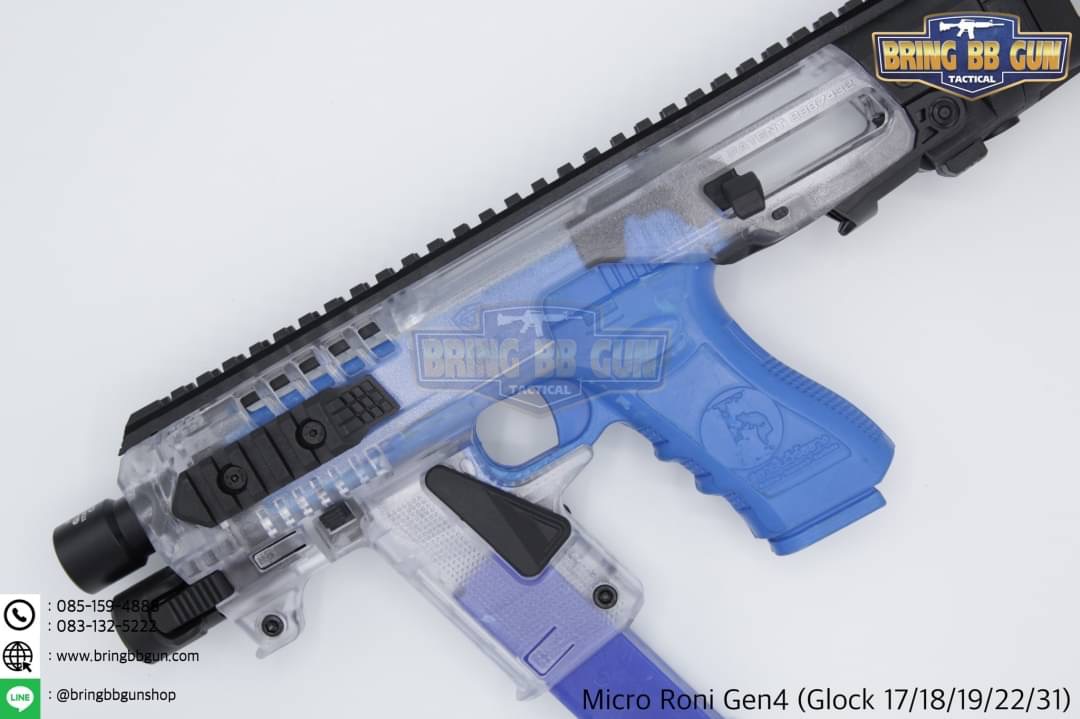 ชุดประกอบปืนสั้น Micro Roni Gen4 สำหรับปืนGlock17/18/19/22/31 (Toy Version)