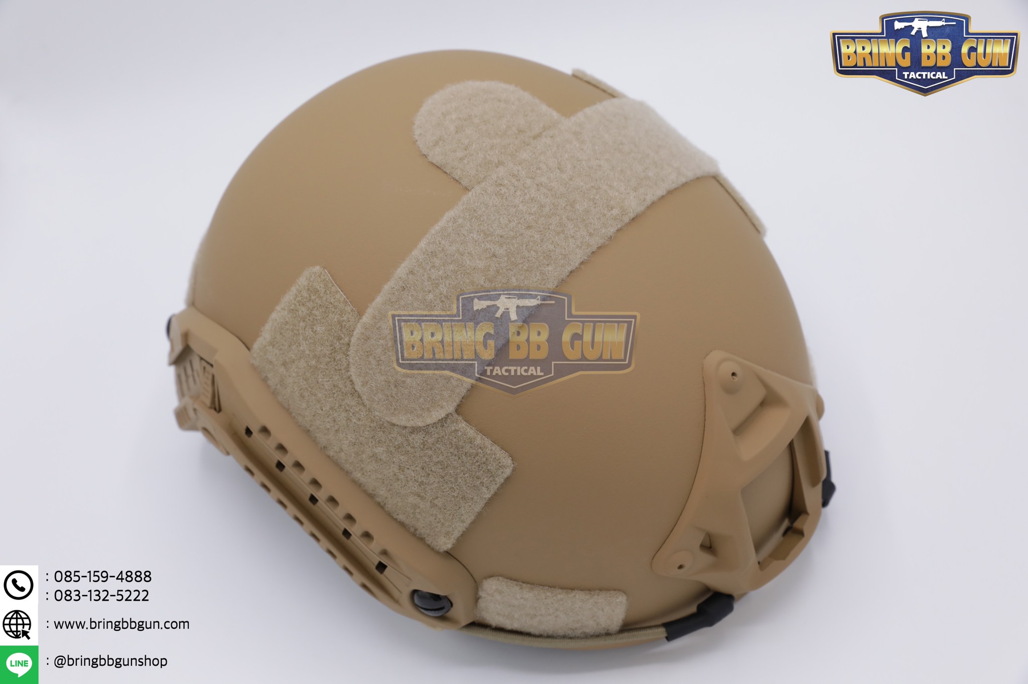 หมวก Fast ปรับท้ายทอยได้(หมวกฟาส) (Fast Helmet MH type) รุ่น Upgrade Version No holes ปรับรัดท้ายทอย
