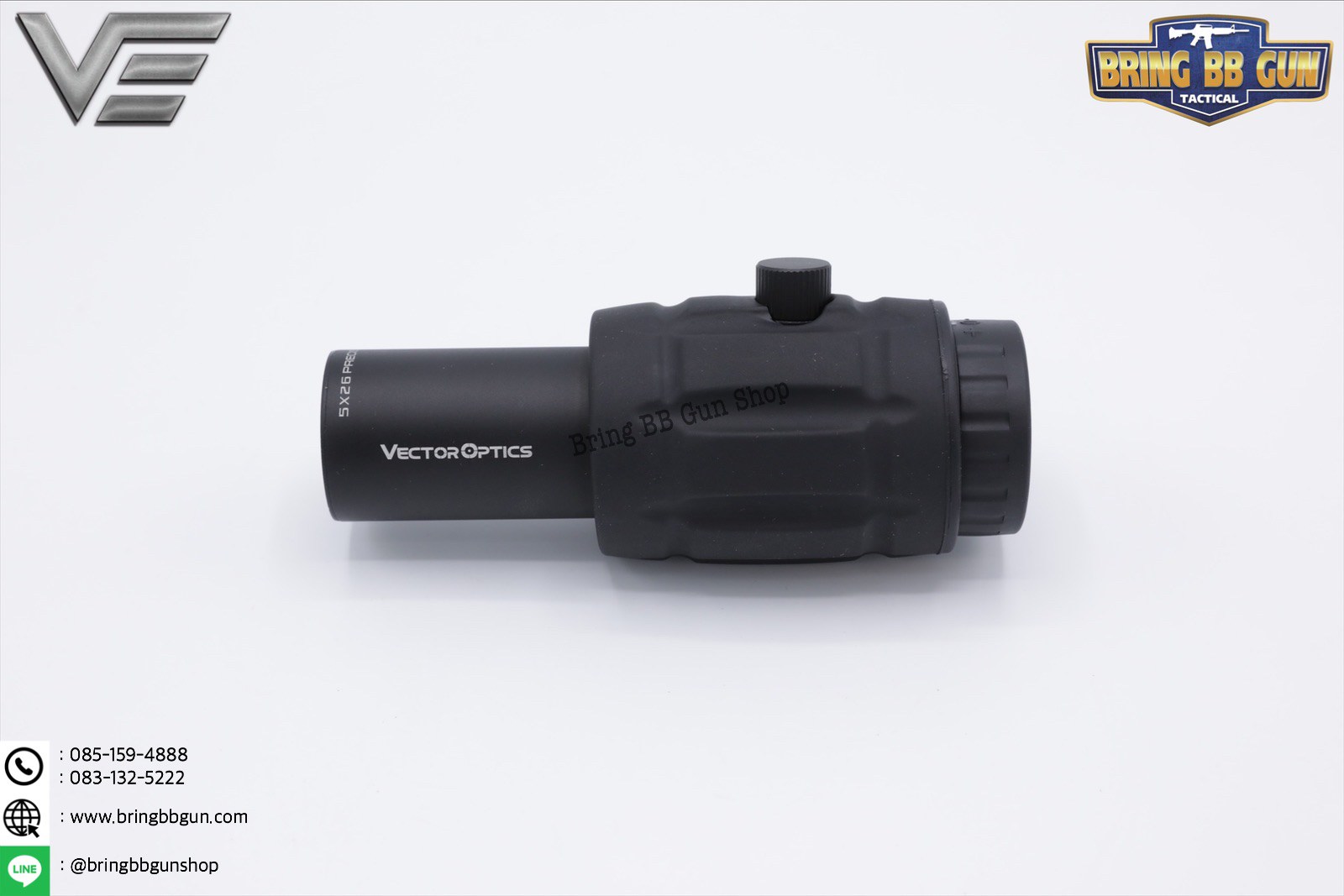 ซูมหลังดอท ยี่ห้อ Vector Optics รุ่น 5x Magnifier (Vector Optics 5x Magnifier with Flip Side Mount)