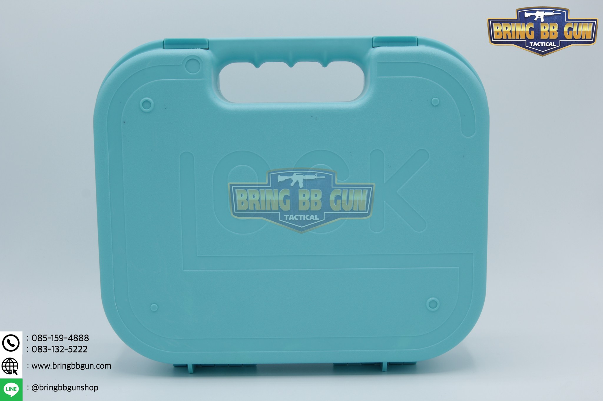 กล่องปืนสั้น Glock (กล่องปืนสั้น B11) (เคสกันกระแทรก) (Lockable Pistol Case)