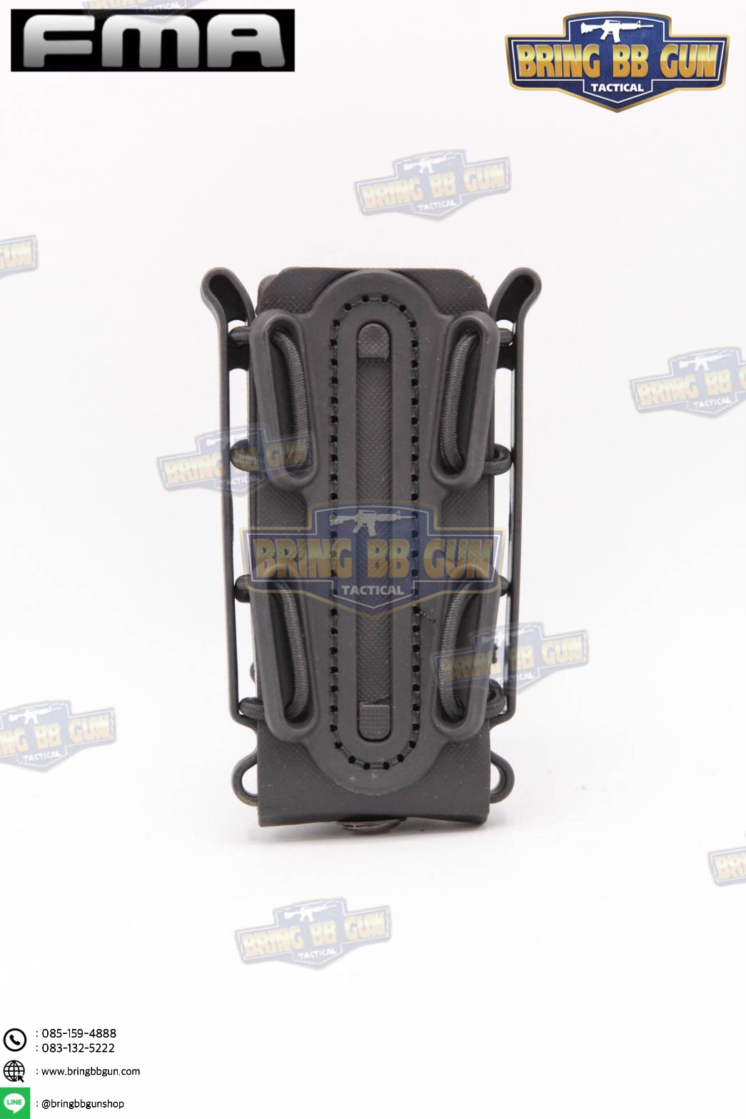 เพ้าเเม็กกาซีน Scorpion Soft Shell 9mm.&.45cal ยี่ห้อ FMA (ซองแม็กกาซีนปืนสั้น Scorpion Soft Shell) Scorpion Shape Soft Shell Magazine Pouch (9mm.&.45cal)