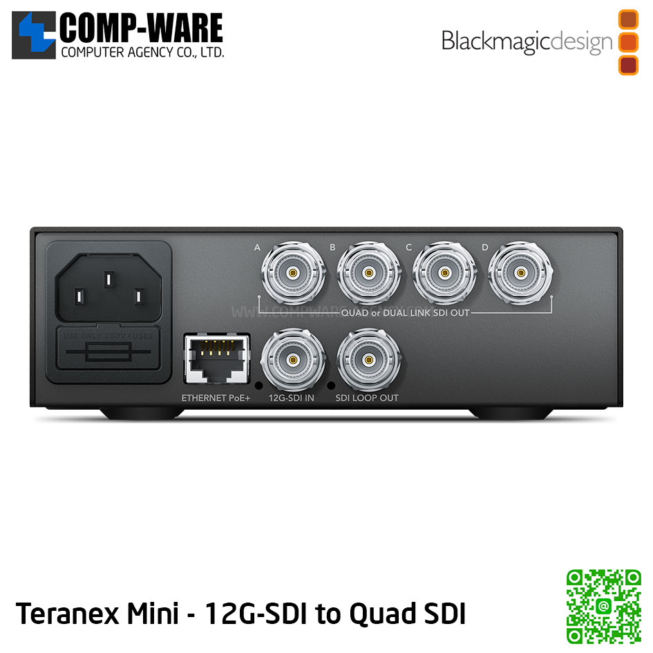 Blackmagic Teranex Mini - 12G-SDI to Quad SDI