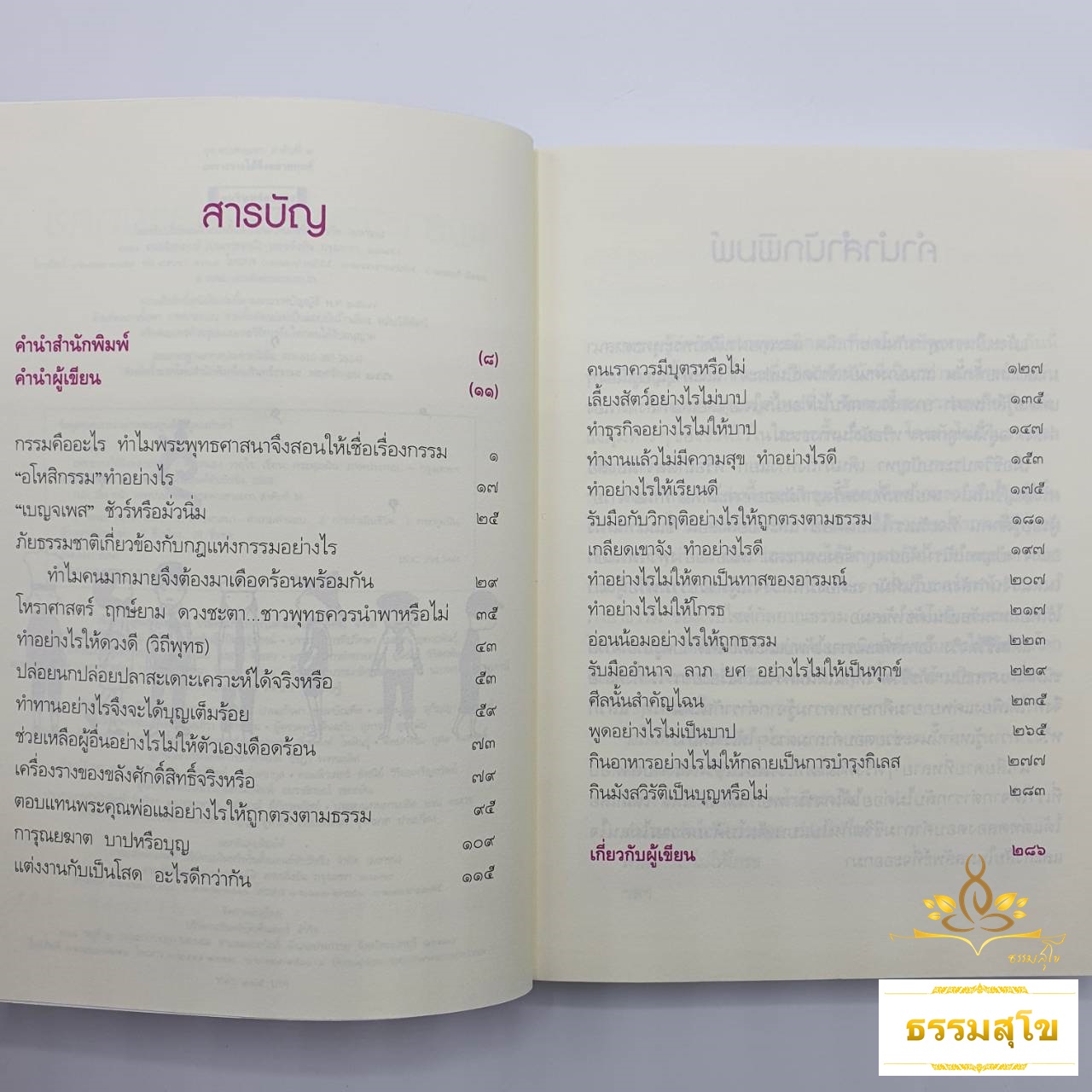 เพราะวางได้จึงคลายทุกข์ : ร้อยแปดคำตอบที่จะทำให้คุณสิ้นสงสัยและพ้นไปจากทุกข์