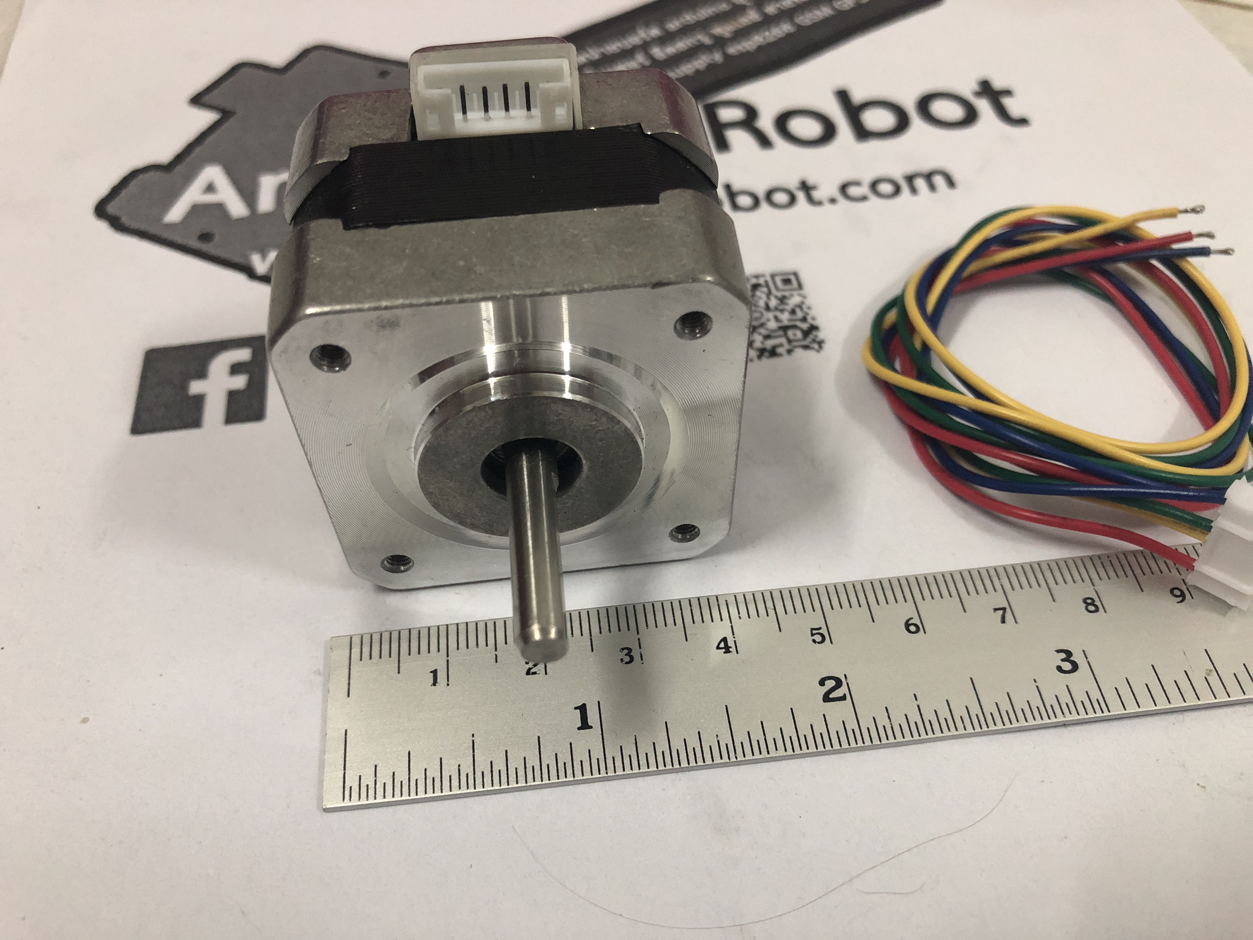Stepper Motor ( Nema 17) แรงบิด 28 N.cm 0.4A (17HS3430)
