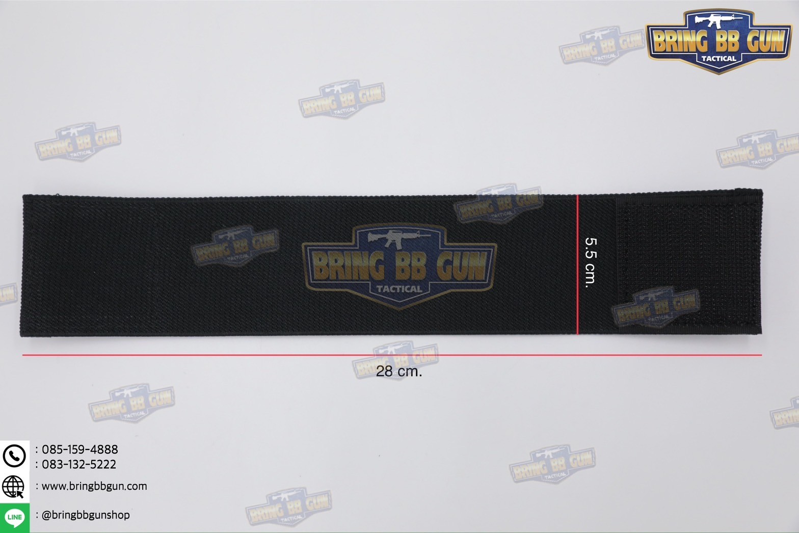 รัดท็อป ยี่ห้อ Commando(รัด Top) ยางยืดรัดขากางเกง ยางรัดข้อเท้า (ทหาร) (รักษาดินแดน) (นักศึกษาวิชาทหาร) (เดินป่า)